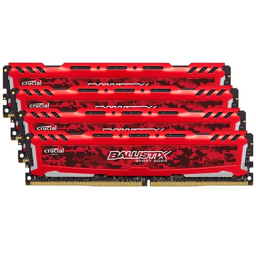 Ballistix 64GB Sport LT Series DDR4 2666 MHz DR UDIMM Memory Kit