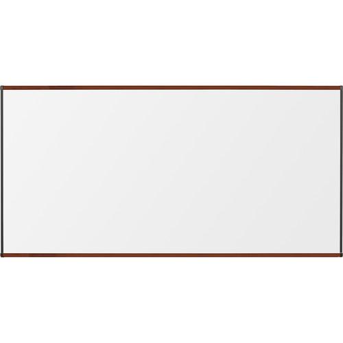 Best Rite Porcelain Steel Whiteboard with Mahogany Origin Trim