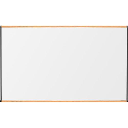 Best Rite Porcelain Steel Whiteboard with Medium Oak Origin Trim