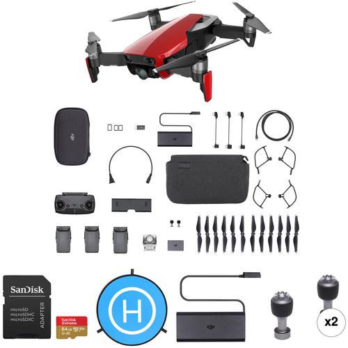 DJI Mavic Air Fly More Drone with 64GB Card & Landing Pad Kit