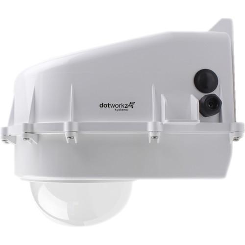 Dotworkz D2 Power Saver Heater Blower High-Power PoE Ready Outdoor Camera Enclosure with Tinted Lens