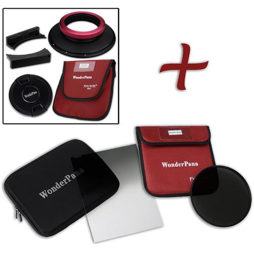FotodioX WonderPana FreeArc XL Core Unit Kit for Sigma 14mm Art Lens with 186mm Slim, Solid Neutral Density 1.5 and 7.9 x 10.2" Soft-Edge Graduated Neutral Density 0.9 Filters