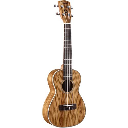 Kahua Tycoon Series 26" Zebrawood Baritone Ukulele