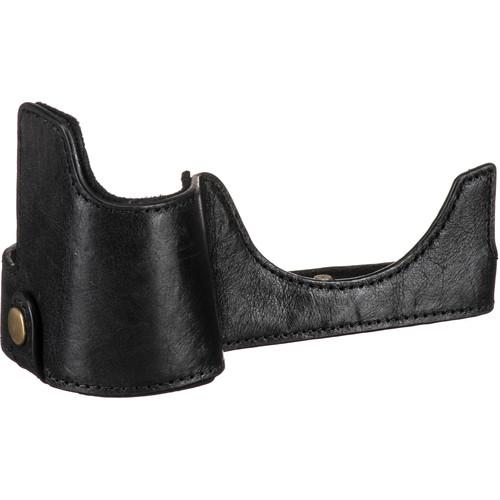 MegaGear Ever Ready Leather Half Case and Strap for Canon EOS R