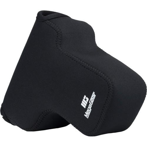 MegaGear Ultra-Light Neoprene Camera Case with Carabiner for Lumix DC-GH5 14-140mm