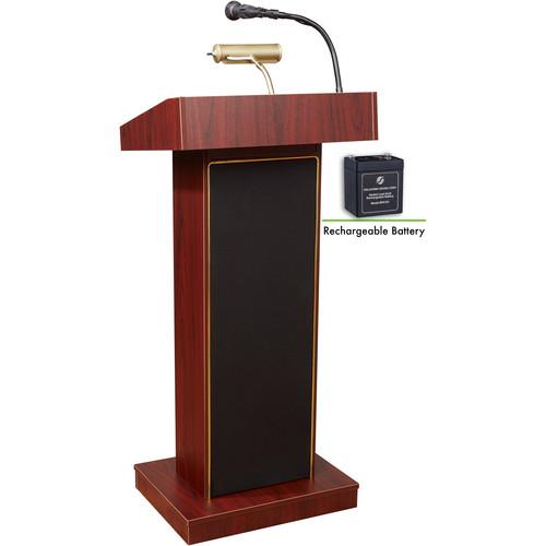Oklahoma Sound Orator Lectern And Rechargeable Battery