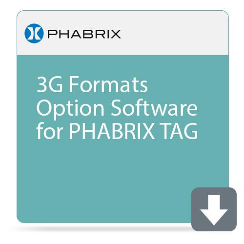 PHABRIX 3G Formats Option Software for PHABRIX TAG