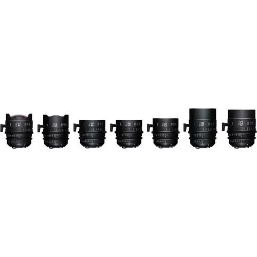 Sigma High Speed Prime Seven Lens Set Plus Case