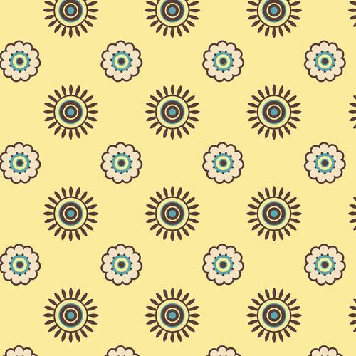 Westcott Ditsy Daisy Matte Vinyl Backdrop with Hook-and-Loop Attachment