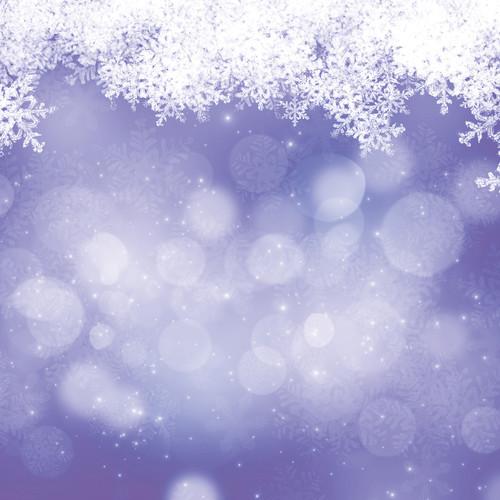 Westcott Snowy Bokeh Matte Vinyl Backdrop with Hook-and-Loop Attachment