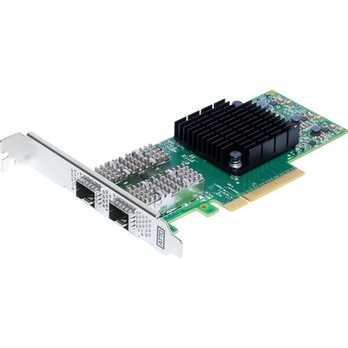 ATTO Technology FastFrame N322 SFP28 Dual-Port 25GbE PCIe 3.0 Optical Interface