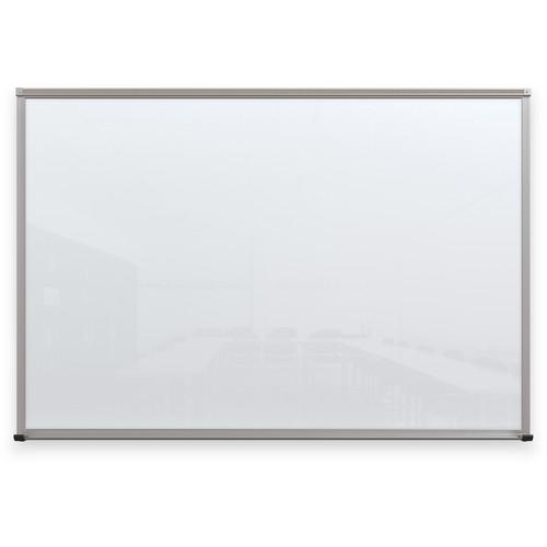 Balt Framed Magnetic Glass Dry Erase Whiteboard