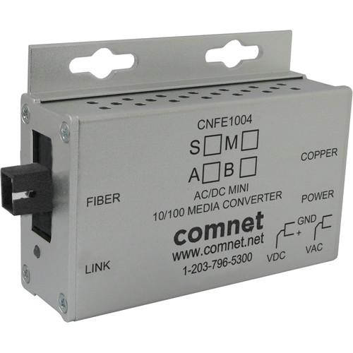 COMNET Single Mode 10 100 Mbps Ethernet 1550 1310nm Mini AC DC Power Media Converter