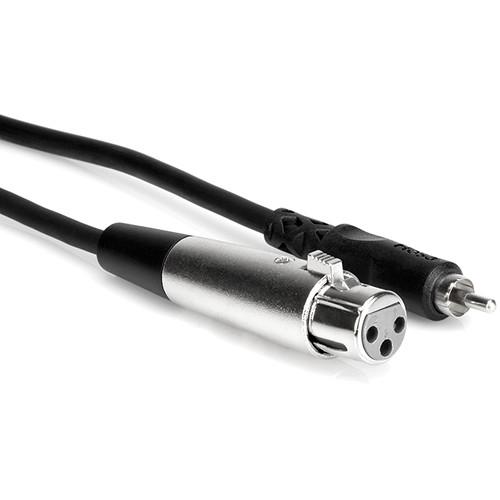 Hosa Technology XLR Female to RCA Male Audio Interconnect Cable - 5