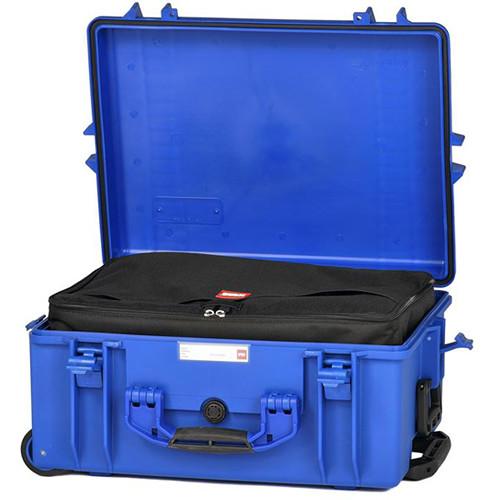 HPRC Water-Resistant Hard Case with Interior Nylon Bag and Built-In Wheels