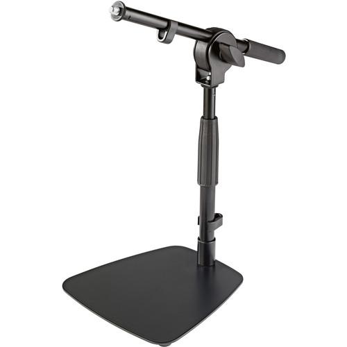 K&M 25995 Floor & Tabletop Microphone Stand with Short Boom