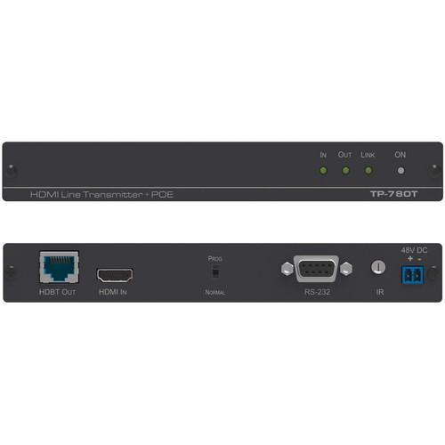 Kramer 4K UHD HDMI, Bidirectional RS232, and IR over Twisted Pair HDBaseT Transmitter with POE