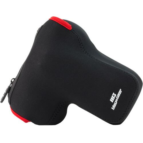 MegaGear MG089 Ultra Light Neoprene Case with Carabiner for Canon Rebel T7i, T6, T5i, SL1 with 18-55mm