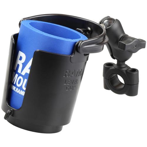 RAM MOUNTS Short Bar Mount Cup Holder