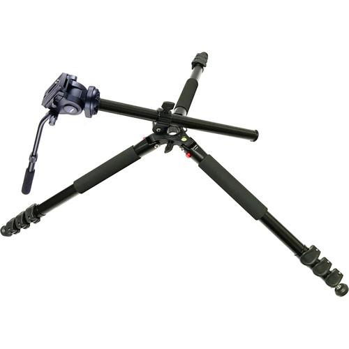 Acebil TAE-324F Aluminum Tripod with H805F Pan Tilt Head