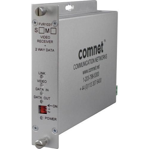 COMNET Video Receiver Data Transceiver with 10-Bit Digital Video & Single Mode Bi-Directional Data