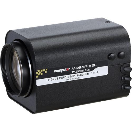 computar H10Z0819-MP Series 1 2" 2MP C-Mount 8 to 80mm 10x DC Auto-Iris Zoom Lens with Spot Filter with Preset