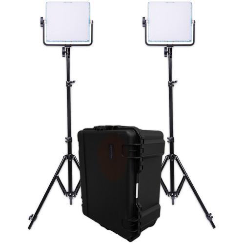 Dracast 728 RGBW LED Panel 2-Light Kit