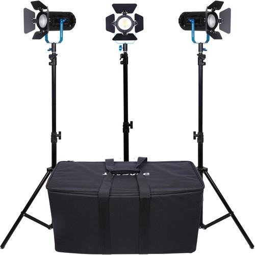 Dracast Boltray 400 Plus Daylight LED 3-Light Kit with Soft Case