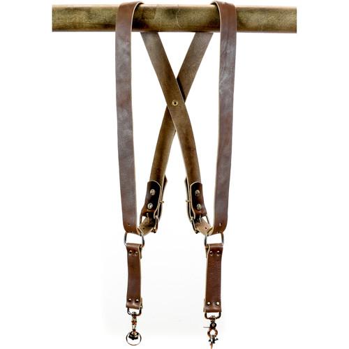 Funk Plus Water Buffalo Leather Snap Back Harness with 1.5" Wide Straps