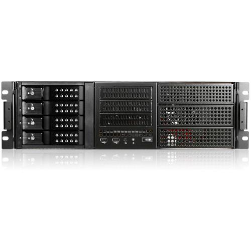 iStarUSA E-306L 3 RU E-ATX 6 x 5.25" Bays Rackmount Chassis with BPN-DE340SS SAS SATA Tray-Less Hot-Swap Cage