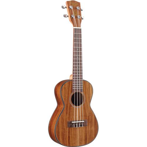 Kahua Tycoon Series 24" Asian Koa Concert Ukulele with White Binding