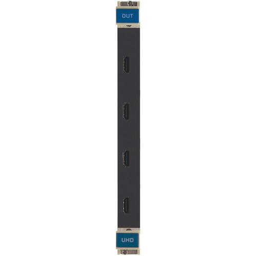 Kramer 4-Channel 4K60 4:2:0 HDMI Output Card with Selectable Embedded, De-Embedded or ARC Analog Audio