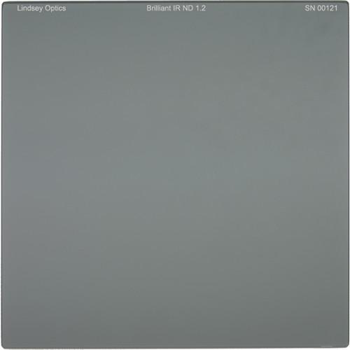 Lindsey Optics 4 x 4" Brilliant IR ND 1.2 Filter with Anti-Reflection Coating
