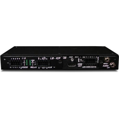 Link Bridge HDBT HDMI Extender Receiver with External Audio & Inline Control Processor