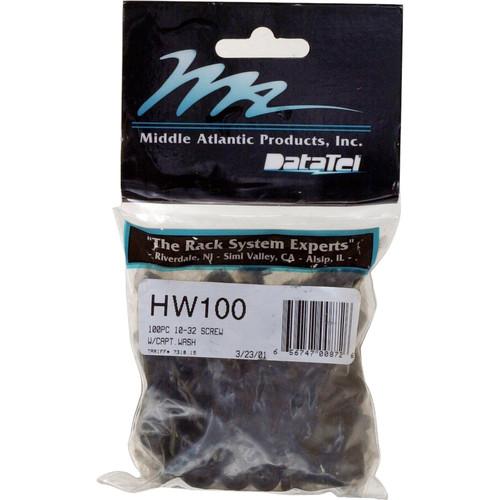 Middle Atlantic HW100 10-32 3 4" Philips Trim-Head Screws & Washers 100 Pieces