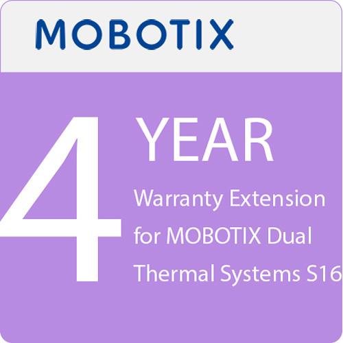 MOBOTIX 4-Year Warranty Extension for MOBOTIX Dual Thermal Systems S16