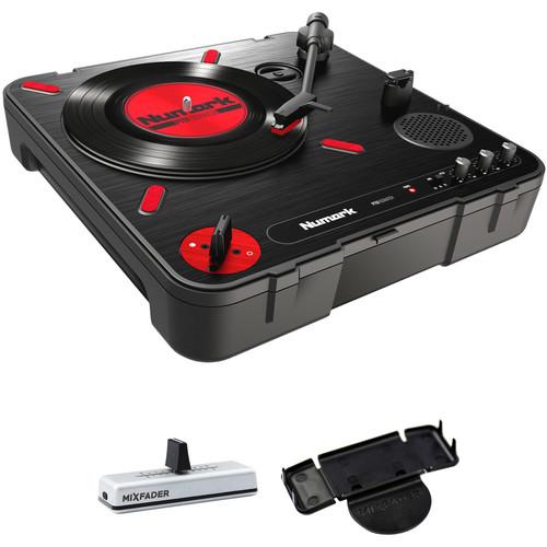 Numark PT01 Scratch - Portable Turntable Kit with Wireless Mixfader, Dock, and Case, Numark, PT01, Scratch, Portable, Turntable, Kit, with, Wireless, Mixfader, Dock, Case