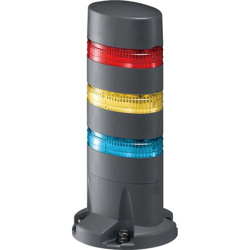 O.C. White Signal-Lite 3-Color Column Integrated Studio LED Tally Light with Direct-Style Mounting