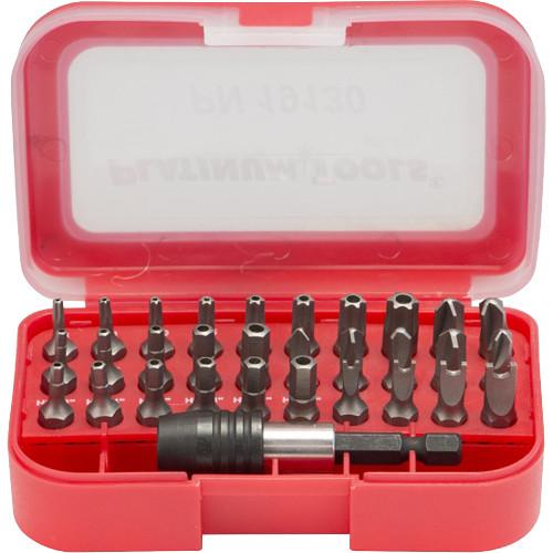 Platinum Tools 30-Piece Security Bit Set for 8-in-1 Stubby Screwdriver