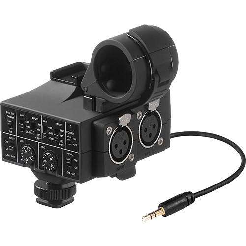 Saramonic Mix-Adapter, 2-Channel XLR On-Camera Audio Adapter and Mixer