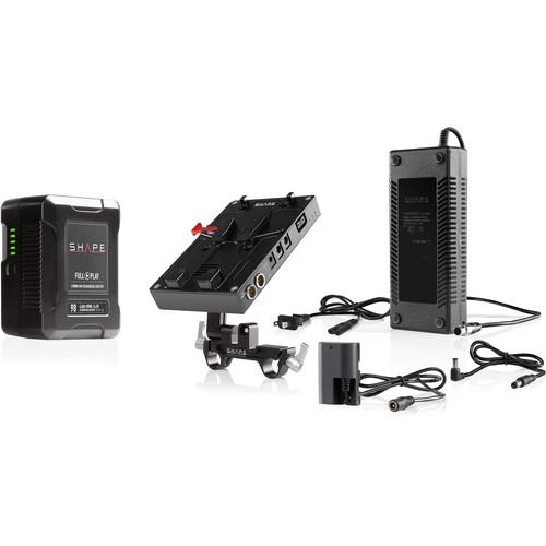 SHAPE D-Box Camera Power Charger Kit with 98Wh Battery for Canon 5D 7D & Blackmagic Pocket 4K