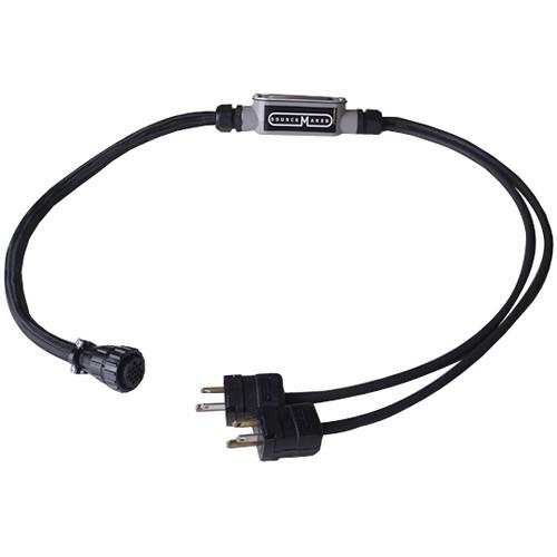 Sourcemaker 16-Pin to Dual Edison Adapter for Select KINO FLO LED FLO Tube