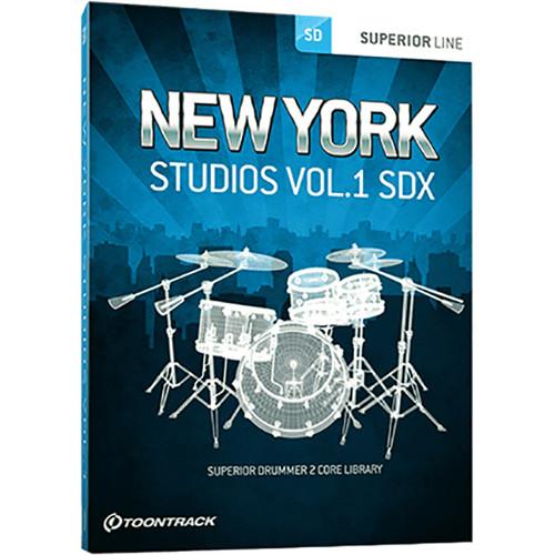 Toontrack New York Studios Vol.1 SDX Expansion for Superior Drummer 3