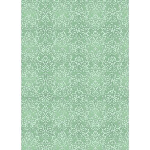 Westcott Leafy Damask Art Canvas Backdrop with Grommets