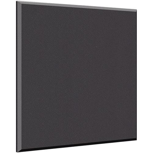 Auralex 2" X 48" X 48" Panel, Beveled Edge, Onyx Fabric, AFN 4 Impaling Clips - Tier 3