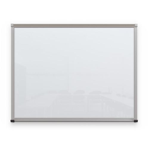 Balt Framed Magnetic Glass Dry Erase Whiteboard