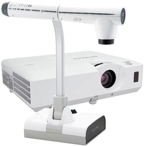 Elmo TT-12iD Interactive Document Camera with CP-EW302N Projector Bundle, Elmo, TT-12iD, Interactive, Document, Camera, with, CP-EW302N, Projector, Bundle