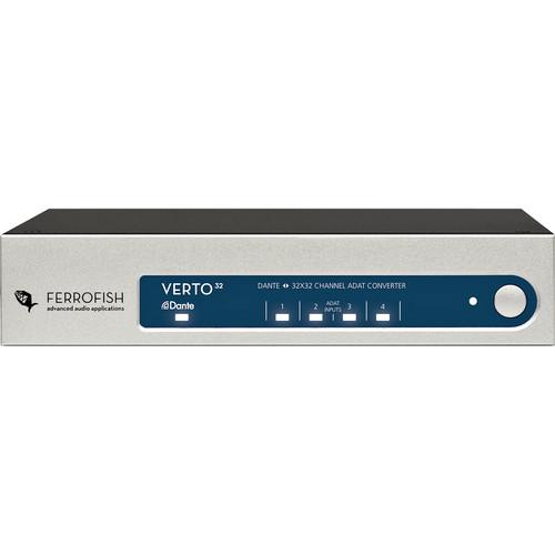 Ferrofish Verto32 32-Channel ADAT Dante Format