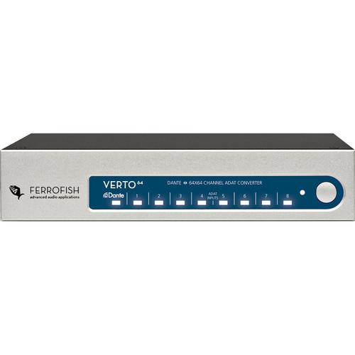Ferrofish Verto64 64-Channel ADAT Dante Format