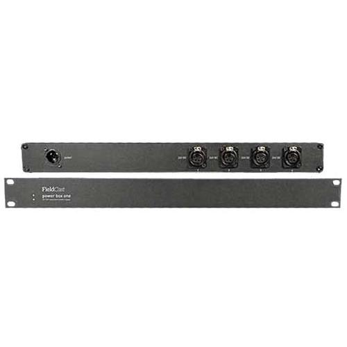 FieldCast 19" Power Box One with Dual 24V Power Supplies & 4 XLR Connectors